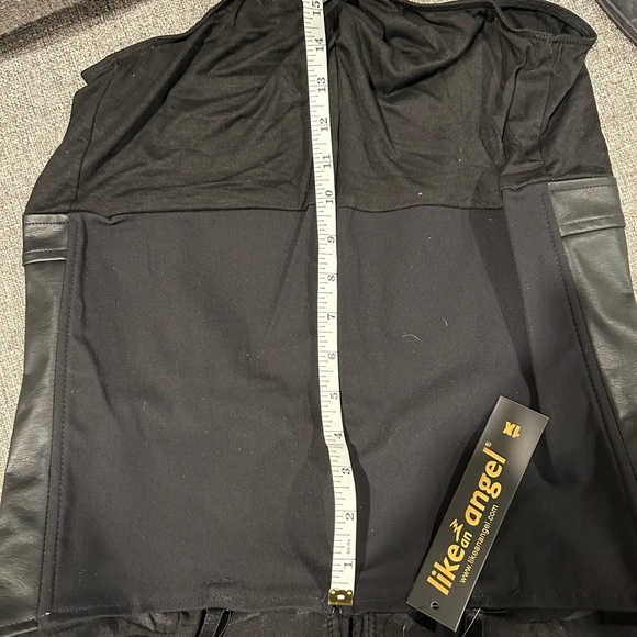 Like An Angel Faux-Leather Bodysuits Plus - Picture 12 of 12